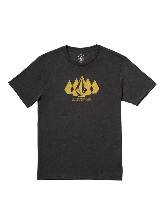 Stone Army T-shirt - Heather Black (Kids)