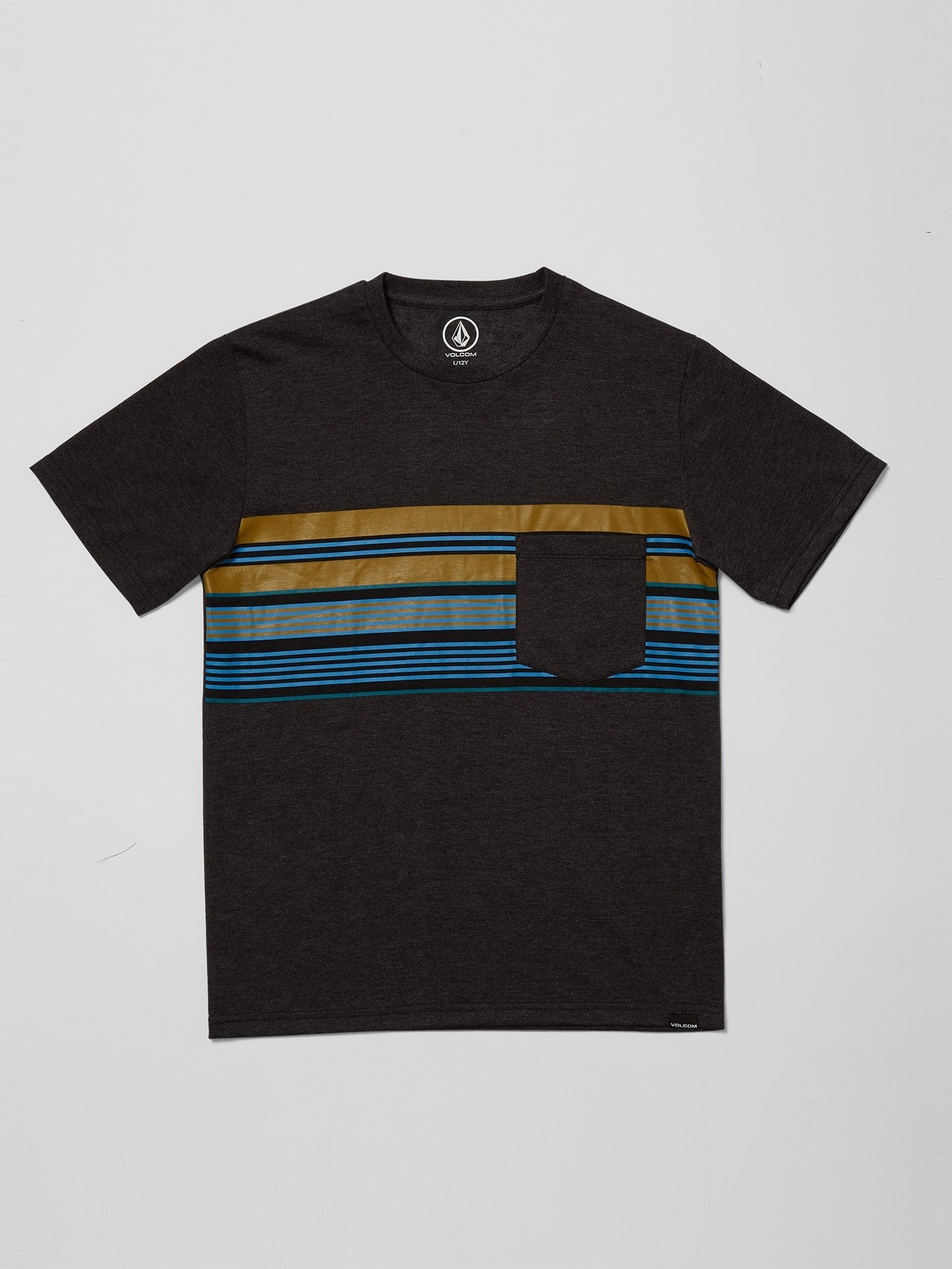 Line Stack T-shirt - HEATHER BLACK - (Boys)