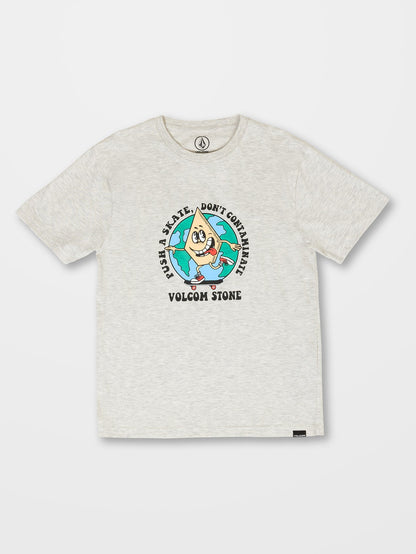 Dontcontaminate T-shirt - BONE HEATHER - (KIDS)