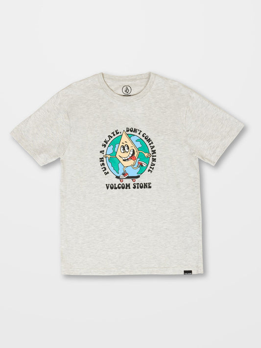 Dontcontaminate T-shirt - BONE HEATHER - (KIDS)