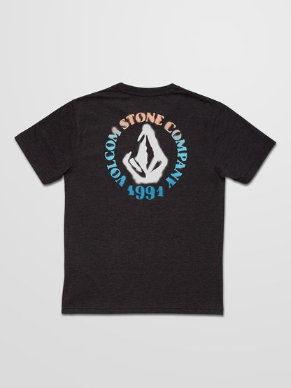 Spray Circle T-shirt - HEATHER BLACK - (BOYS)