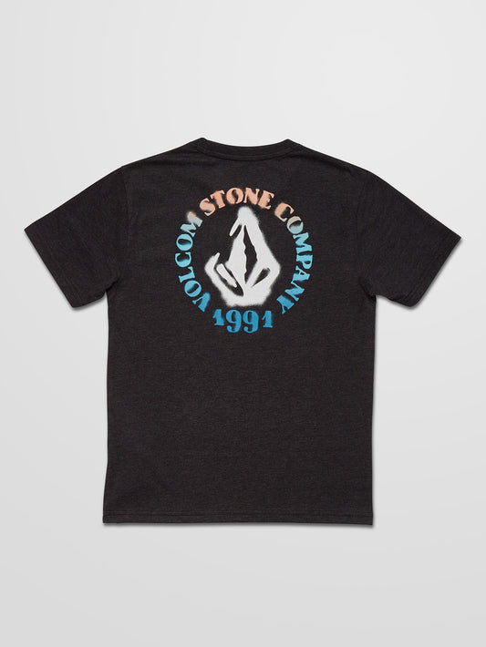 Spray Circle T-shirt - HEATHER BLACK - (BOYS)
