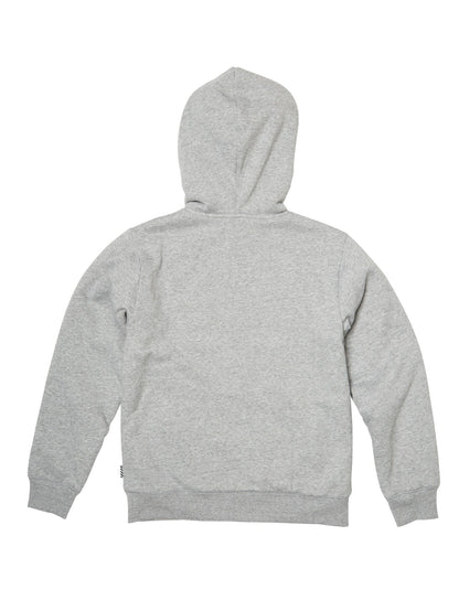 Stone Lined Zip Hoodie - HEATHER GREY (Kids)