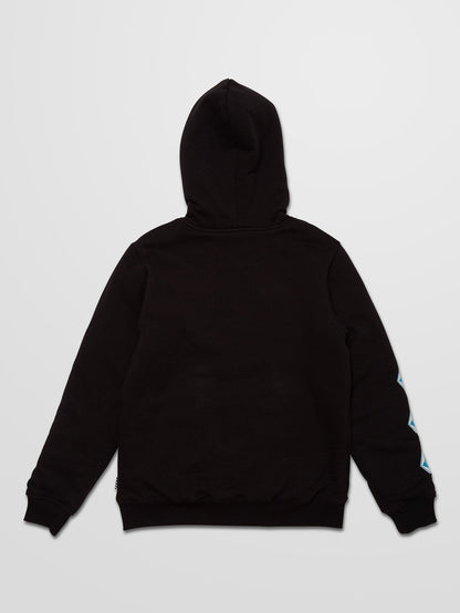 Iconic Stone Lined Zip Hoodie - BLACK - (BOYS)