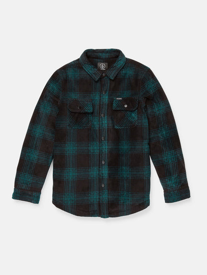 Bowered Fleece Over-Shirt - Evergreen - (KIDS)