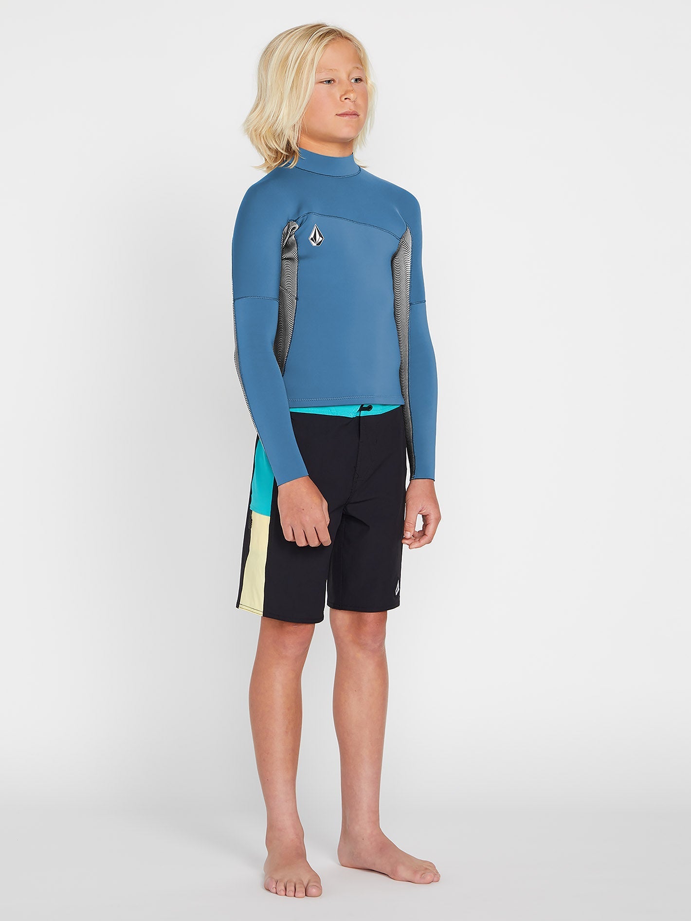 2Mm Neoprene Top - CRUZER BLUE - (KIDS)