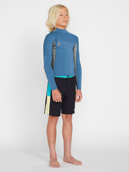 2Mm Neoprene Top - CRUZER BLUE - (KIDS)