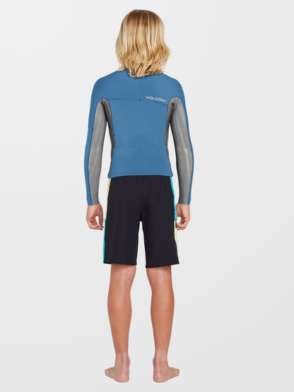 2Mm Neoprene Top - CRUZER BLUE - (KIDS)