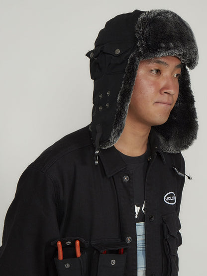Volcompartment hat - Black