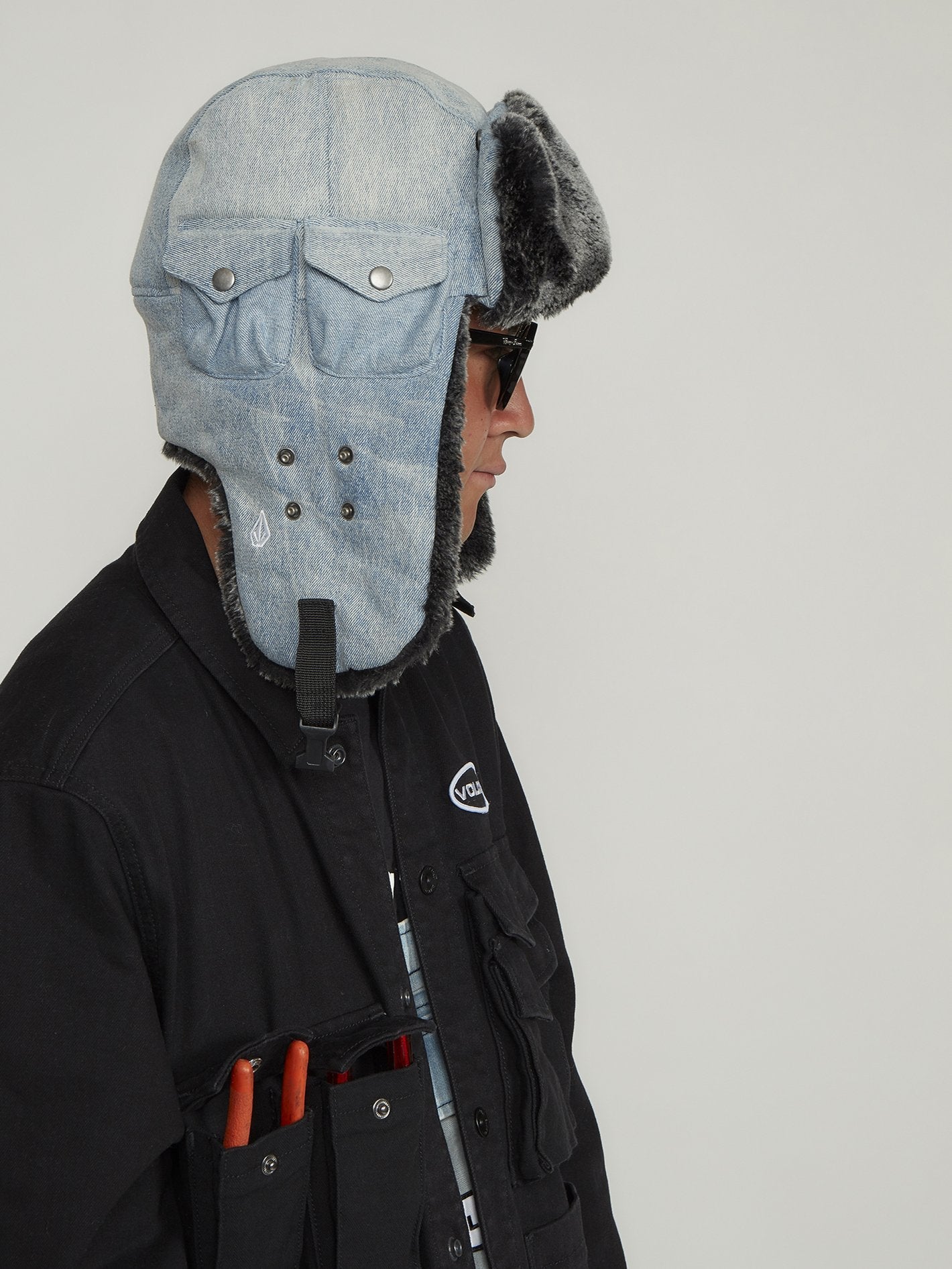 Volcompartment hat - Blue