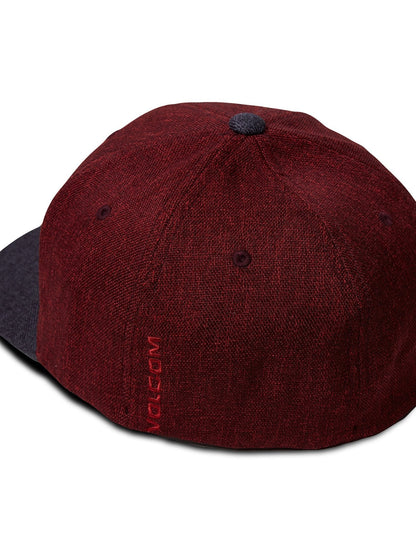 Full Stone Heather XFit Hat - Crimson