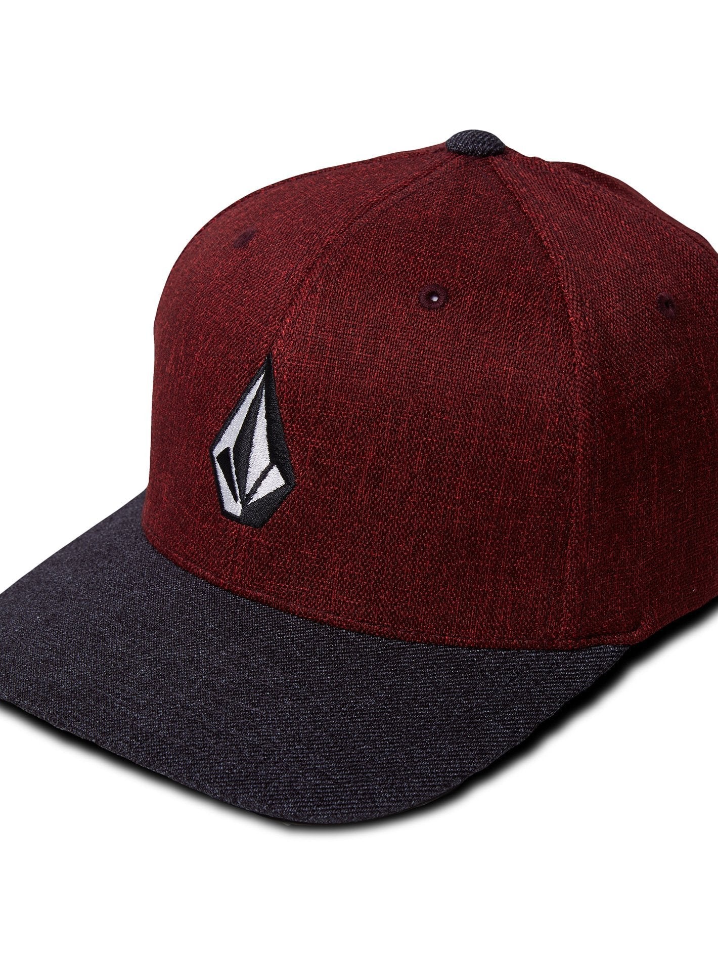 Full Stone Heather XFit Hat - Crimson