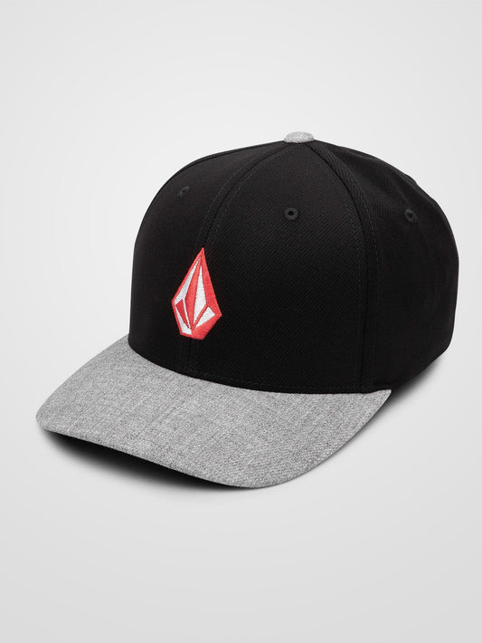 Full Stone Heather XFit Cap - Flame Red