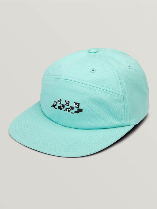 Broken Check Cap  - Pale Aqua
