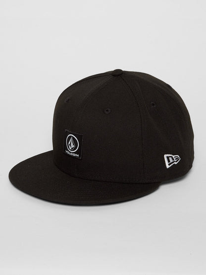 Box Stone Snapback Cap - Black