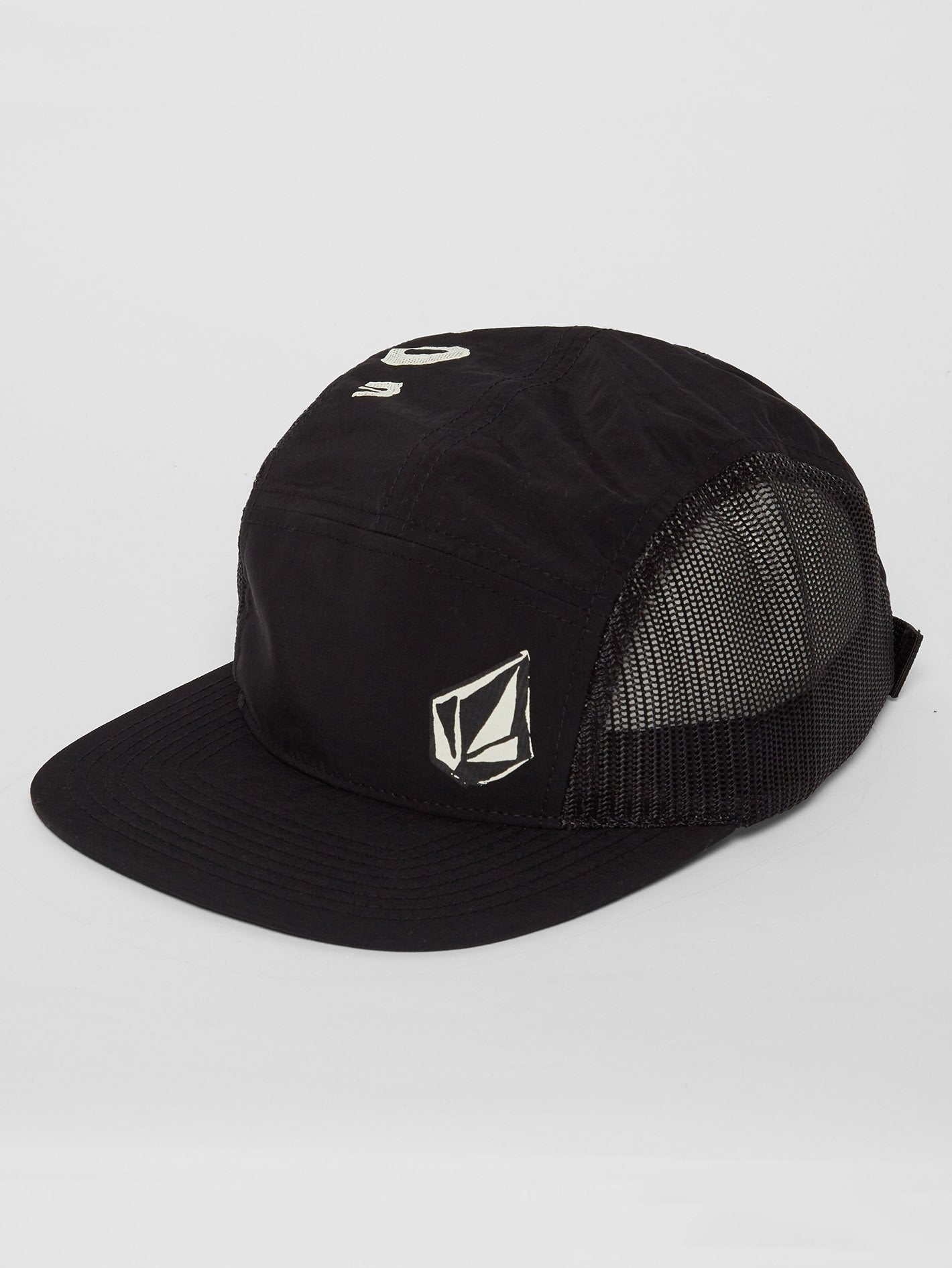 Stone Clipping Cheese Cap - Black