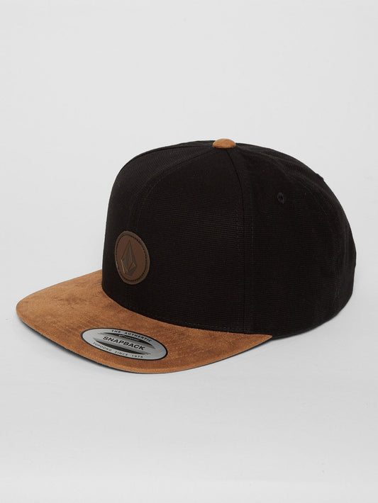 Quarter Fabric Cap - Brushed Black