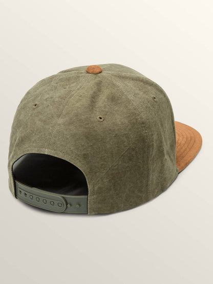 Quarter Fabric Hat - Army Green Combo