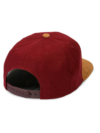 Quarter Fabric Hat - Crimson