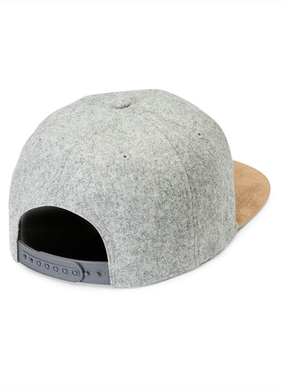 Quarter Fabric Hat - Grey Combo