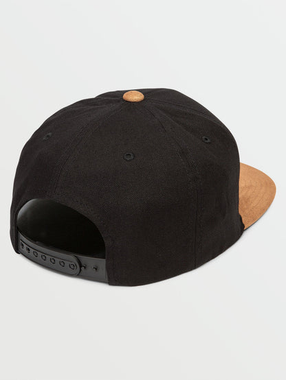 Quarter Fabric Cap - Vintage Black