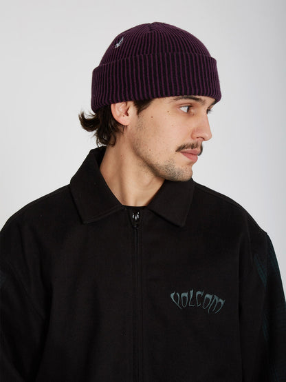 Full Stone Cuff Beanie - MULBERRY