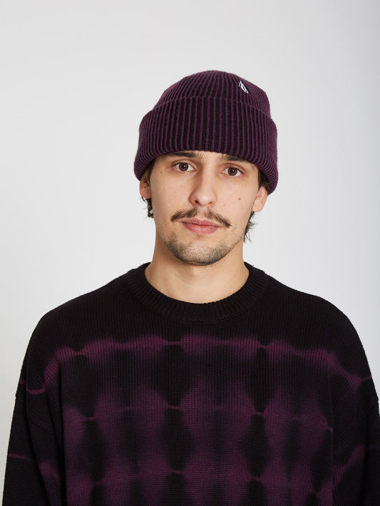 Full Stone Cuff Beanie - MULBERRY