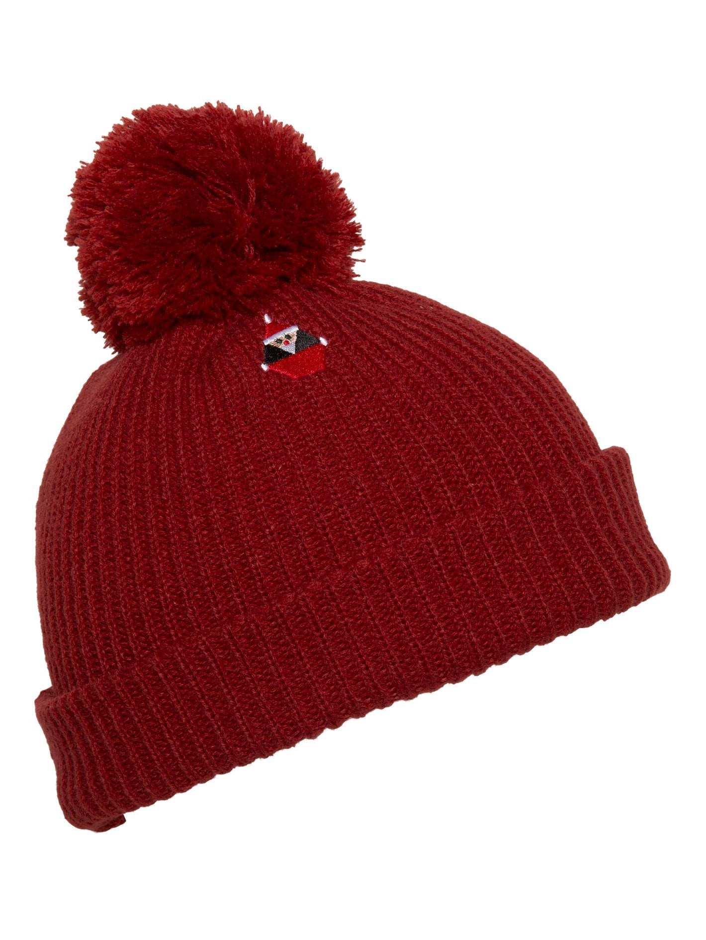 Santastone Beanie - Deep Red