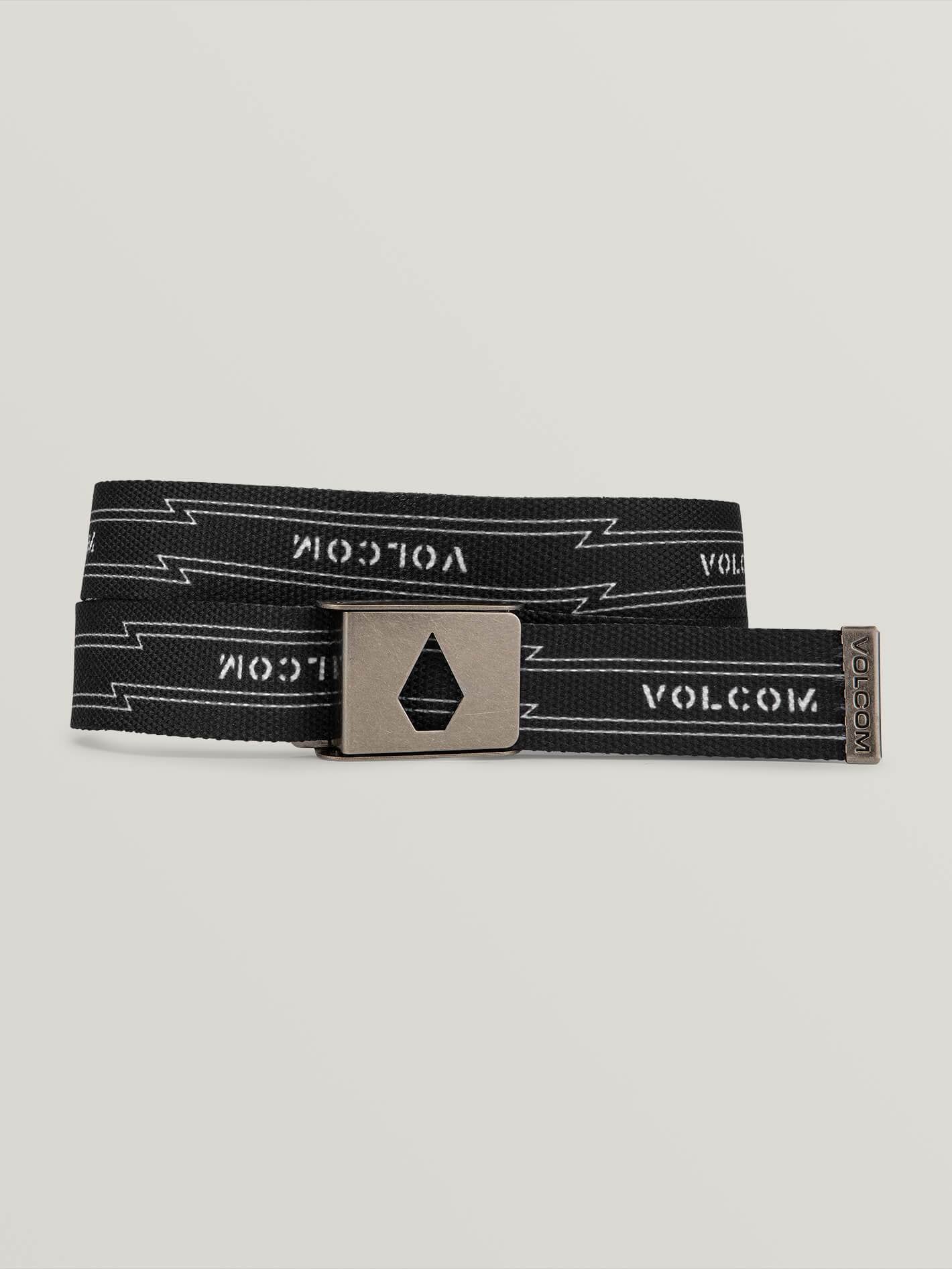 Stone Cut Web Belt - Black