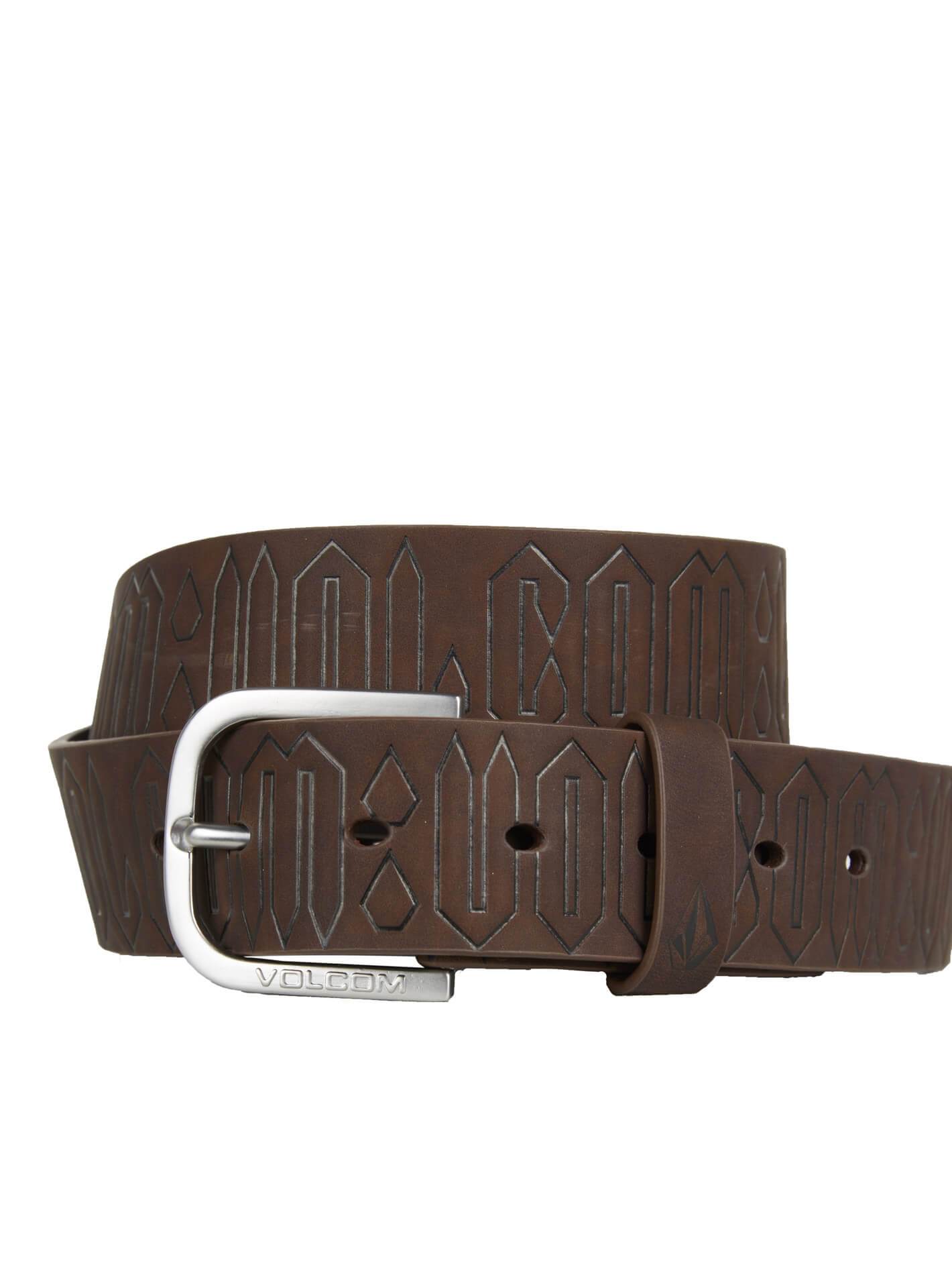 DRAFT PU BELT DARK CHOCOLATE