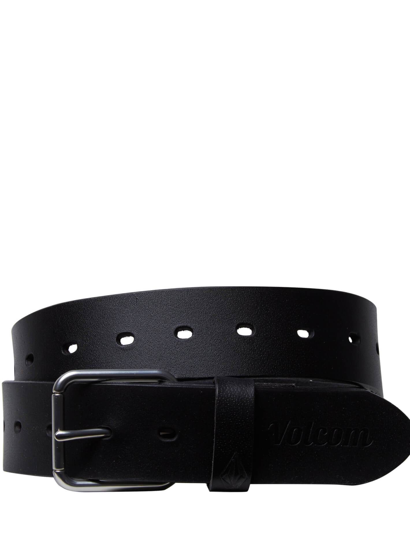 Strangler Leather Belt - Black