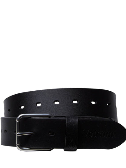 Strangler Leather Belt - Black
