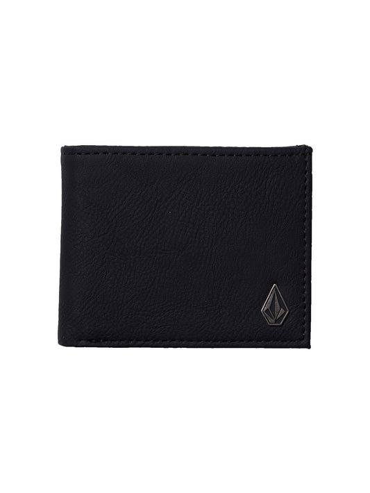 Slim Stone Wallet - Black