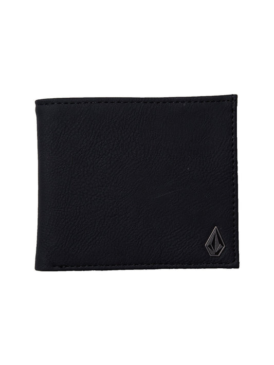 Slim Stone Wallet - Black
