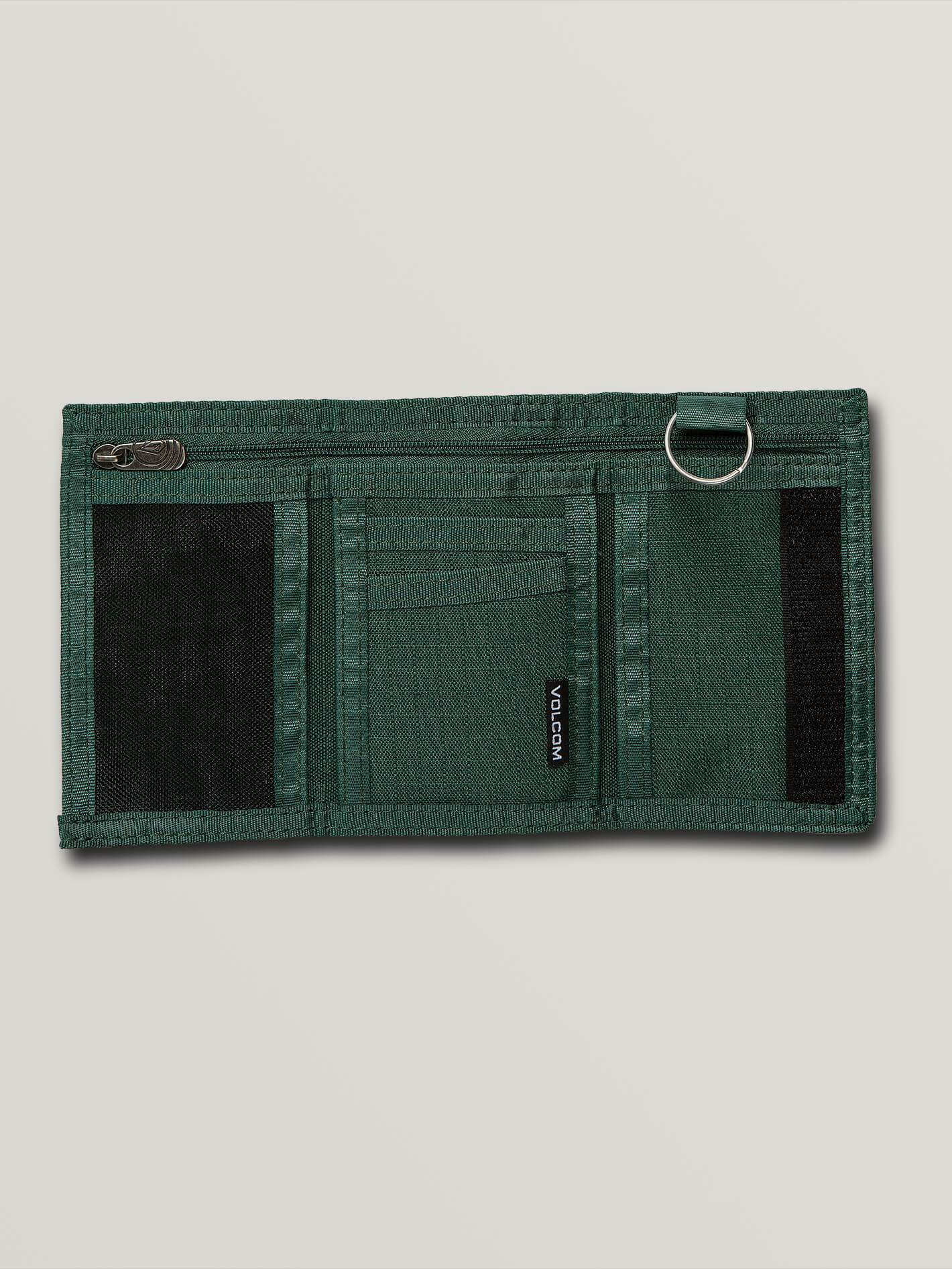 Nylon Stone Wallet - Evergreen