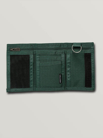 Nylon Stone Wallet - Evergreen