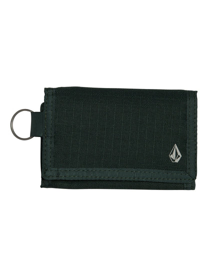 Nylon Stone Wallet - Evergreen