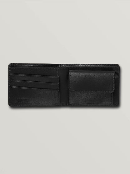 Strangler Leather Wallet - Black