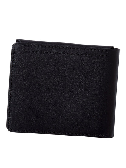 3Fold Leather Wallet - Black