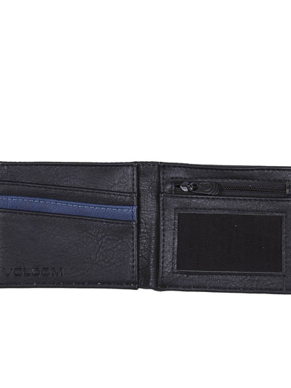 SLIM STONE PU WALLET INDIGO