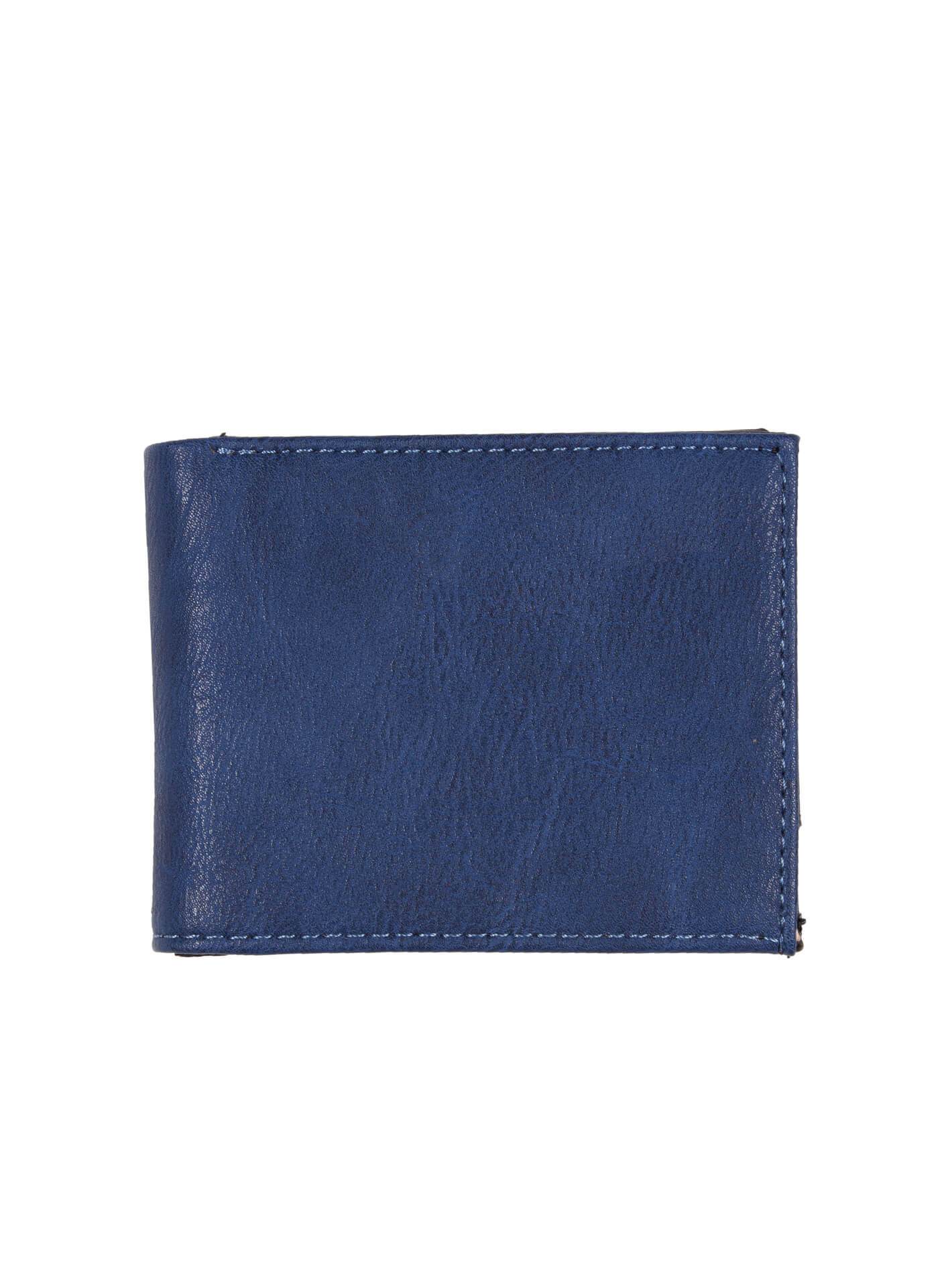 SLIM STONE PU WALLET INDIGO