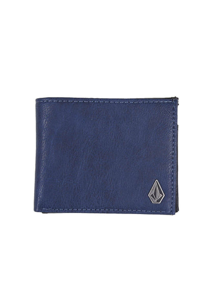 SLIM STONE PU WALLET INDIGO