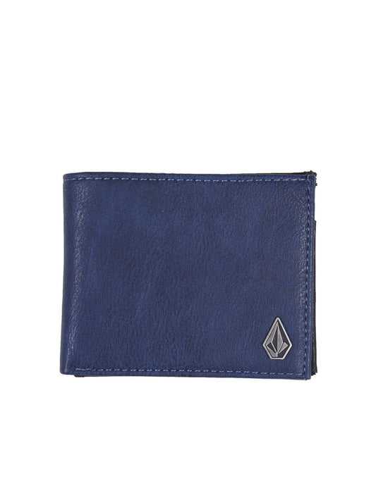 SLIM STONE PU WALLET INDIGO