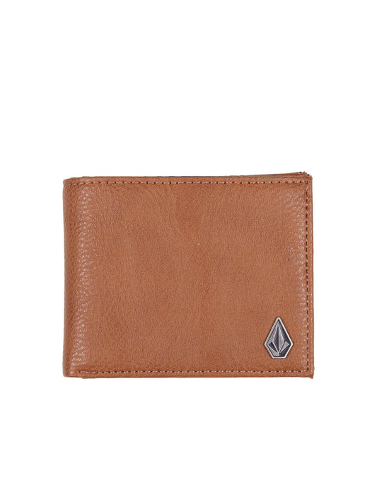 SLIM STONE PU WALLET MOCHA