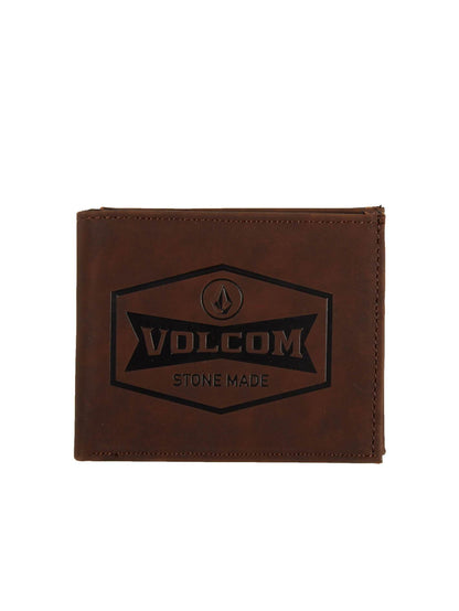 DRAFT PU WALLET DARK CHOCOLATE
