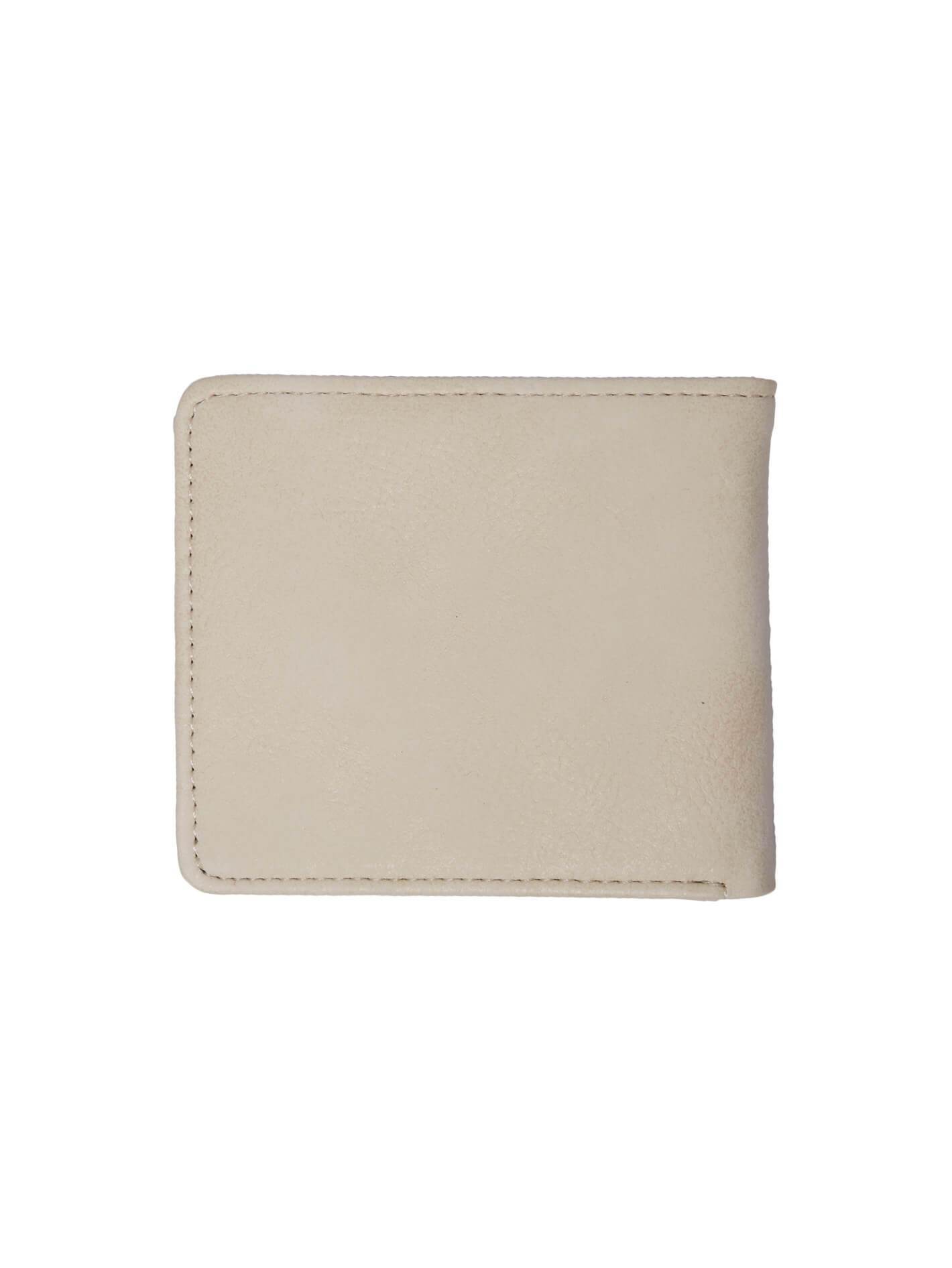 Slim Stone Pu Wallet - Dirty White