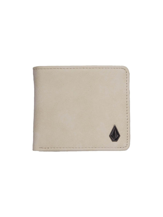 Slim Stone Pu Wallet - Dirty White