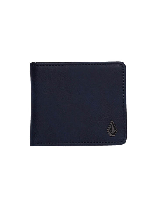 Slim Stone Pu Wallet - Midnight Blue