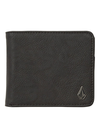Slim Stone Wallet L - Black