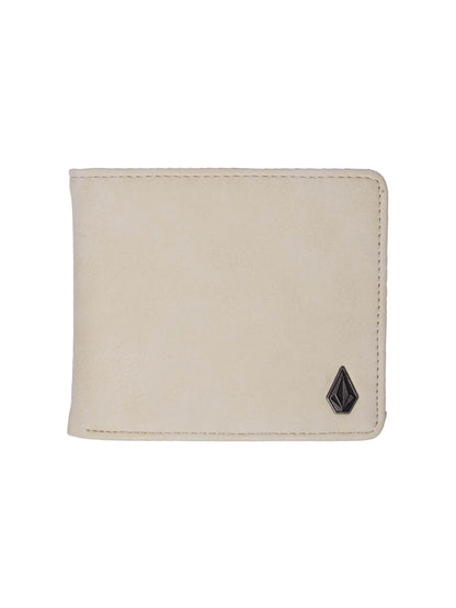 Slim Stone Pu L Wallet - Dirty White